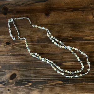 Chico’s Tricolored Metal Necklace